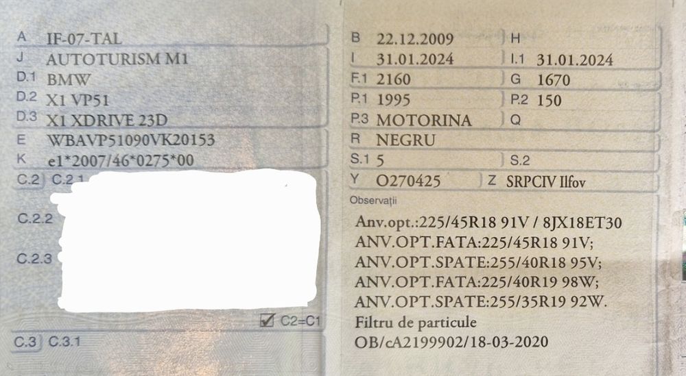 Vand Bmw X1 2.3D Xdrive Automata, Navigatie.