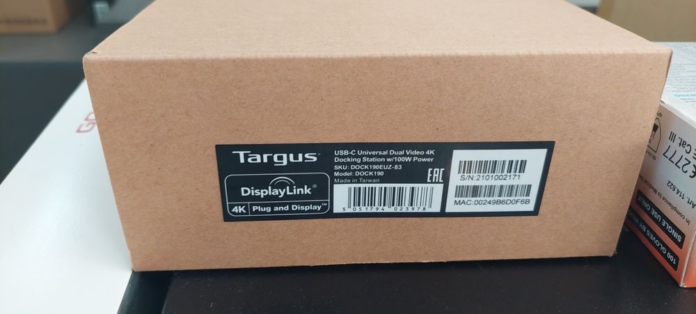 Докинг Станция Targus USB- – DOCK190USZ-83