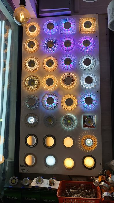 Led lampalar T5 T8 Slim Akril led Galogen Fasad