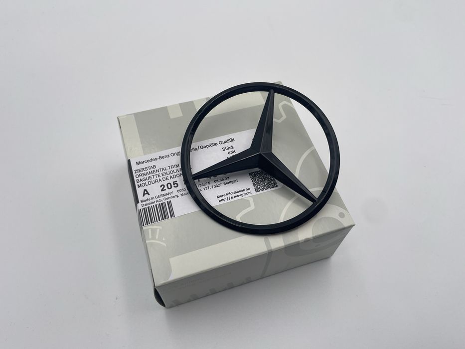 Emblema Mercedes W205 haion C negru