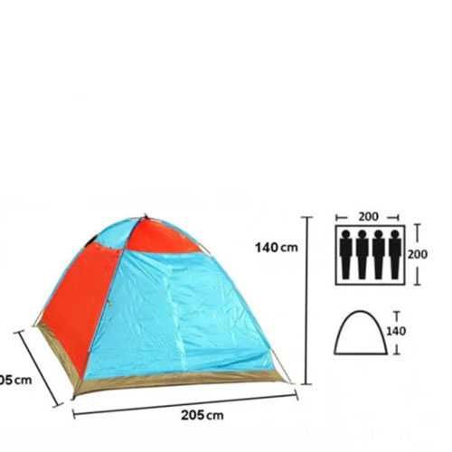 Нова камуфлажна Палатка за четирима + сак за носене