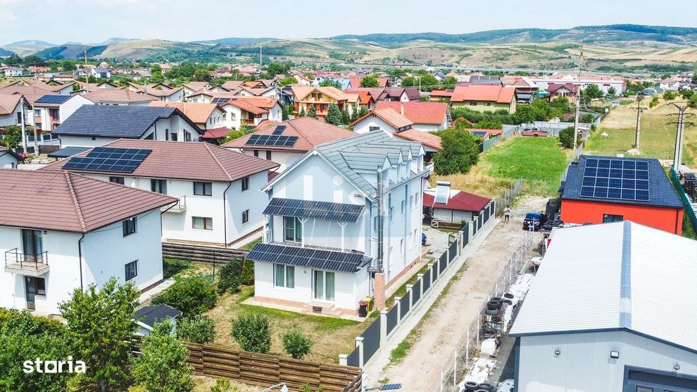 Casă Individuala în Gilău, teren 500 mp | Panouri 16 kW | Comision 0%