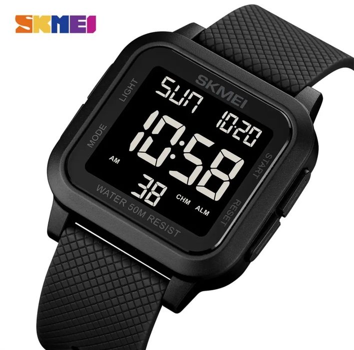 Эркаклар учун SKMEI спорт соатлари – турли рангларда!