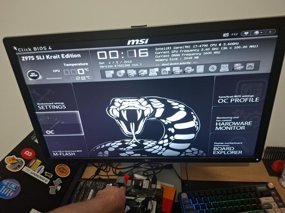 I7 4790 + motherboard + 2gb ram ddr3