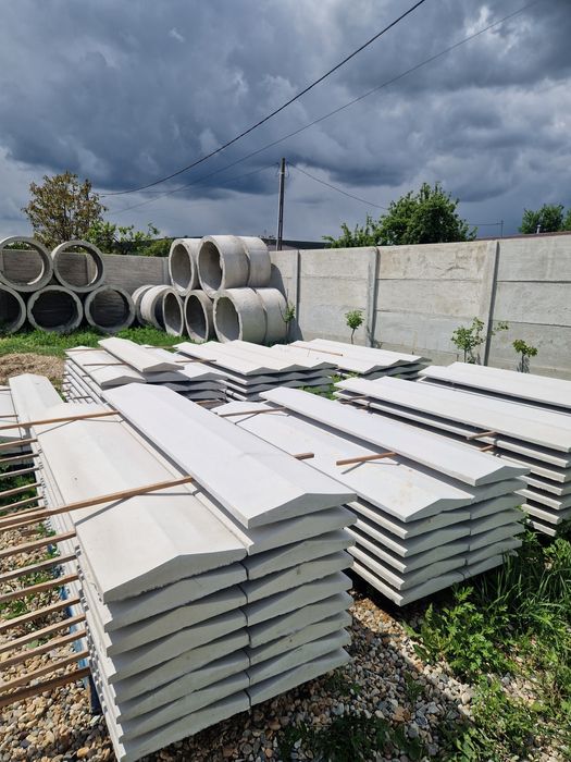 Placi de gard / tuburi de beton / capace de gard / spalieri / pași jap