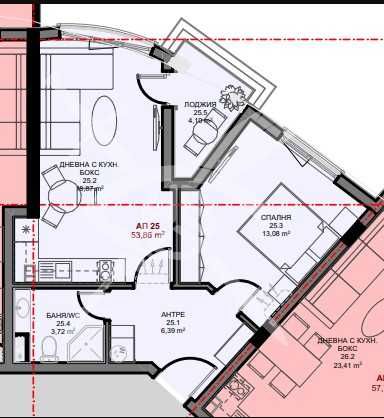 Двустаен апартамент в Поморие 786 - 23521