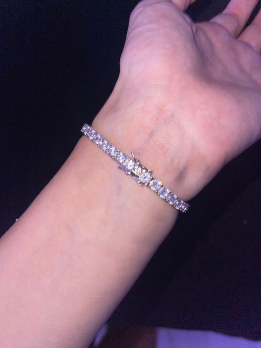 Brățară argint 925 sterling silver cu diamante