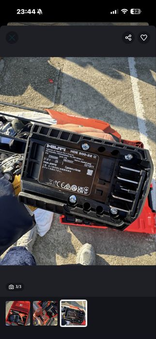 Pistol ancora chimica  Hilti !