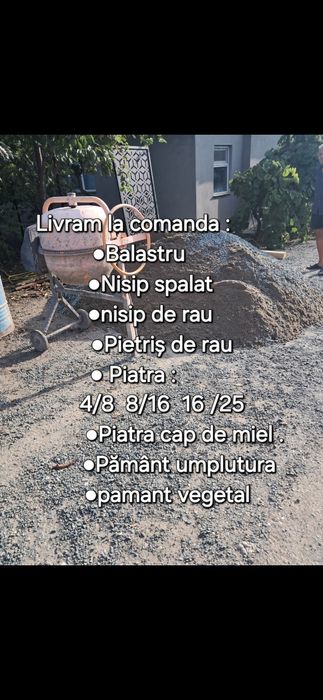 Mai compactor/Talpă compactorare/Betoniera/Picamere/Bene moloz/bobcat