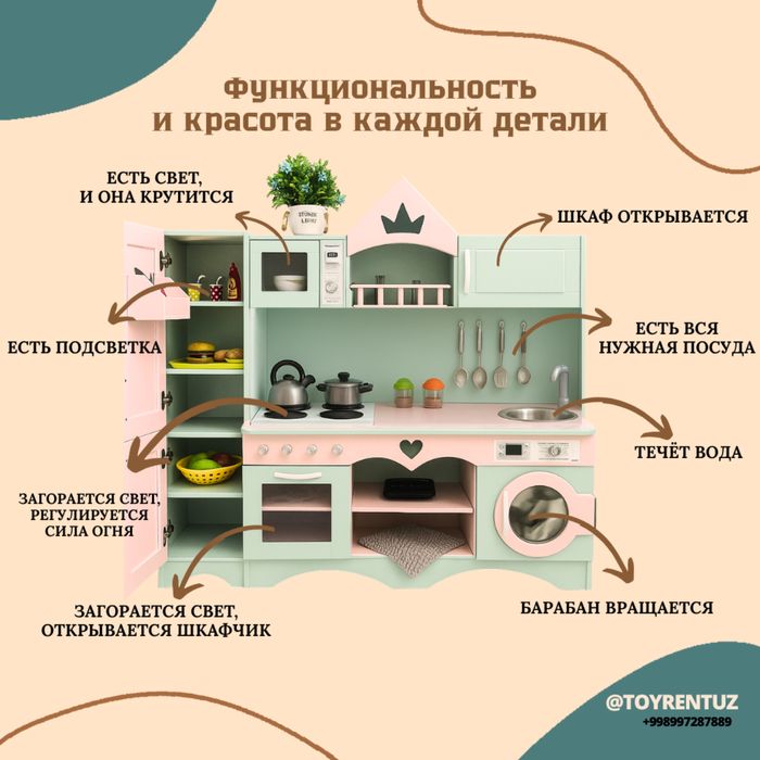 Кухня Алиса десткая игрушка