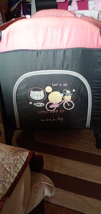 Продавам сгъваема кошара за момиче на 2 нива