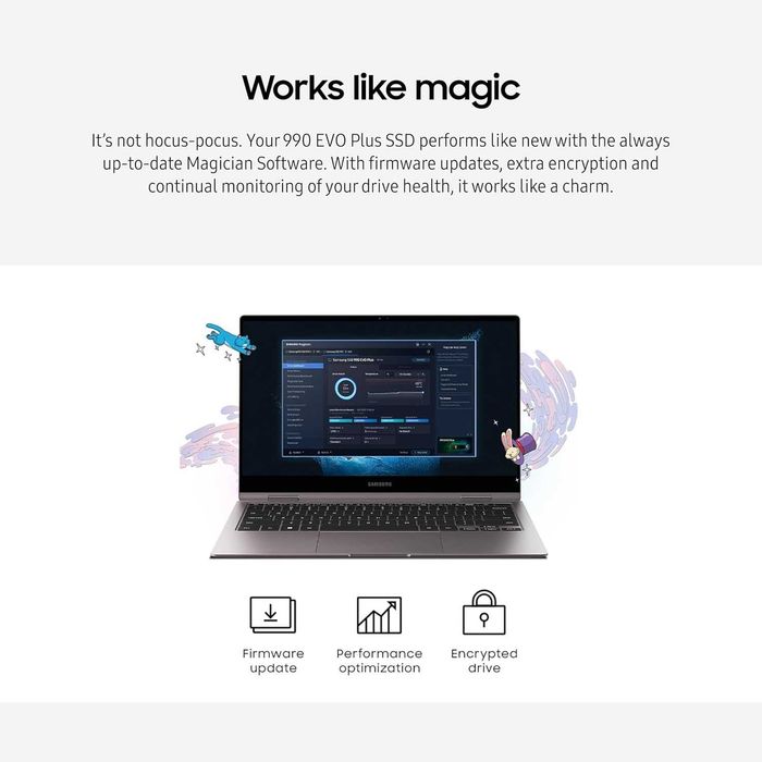 SSD 1TB SAMSUNG 990 EVO Plus PCIe 4.0 x4 M.2 MZ-V9S1T0BW Nou Sigilat