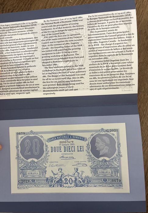 Replica 20 lei doue dieci lei