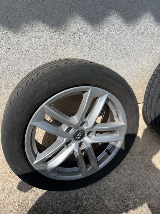 OM джанти 17 цола с гуми за А4  ет45 66.6 5х112