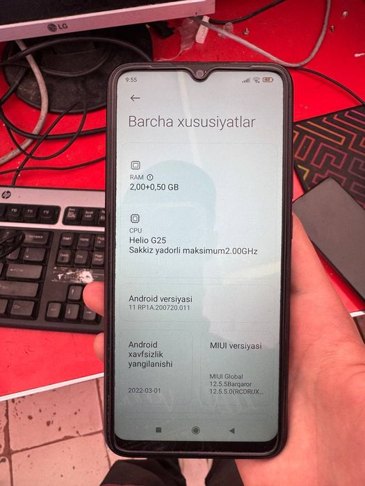 REDMI 9A 2023-yil karobka dakument