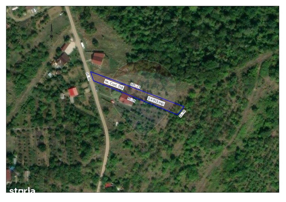 Teren intravilan de vânzare 915 mp – Săldăbagiu de Munte
