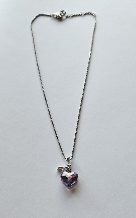 Swarovski колие със сърце