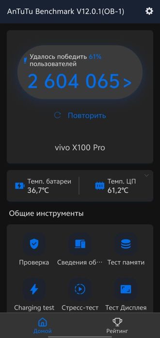 Vivo x100 pro 512гб идеал