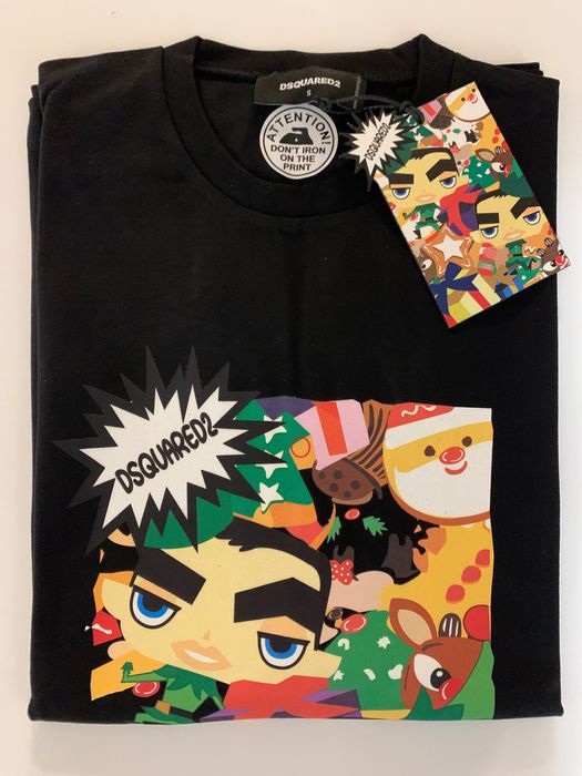 Мъжки тениски Dsquared oversize налични в черно и в бяло