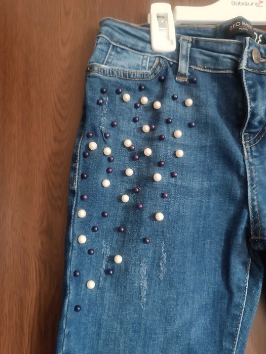 Дамски дънки " с " размер