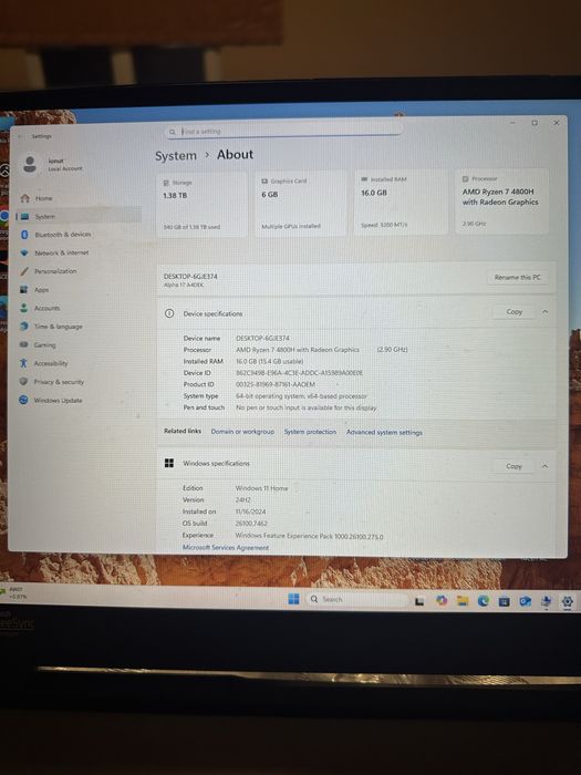 Vand Laptop Gaming MSI Alpha 17