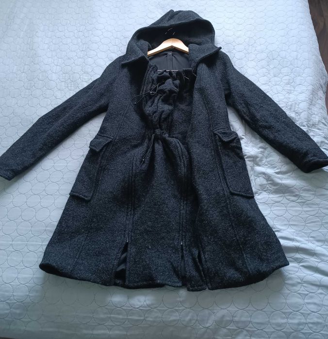 Вълнено палто за бременни и бебеносене Mamalila