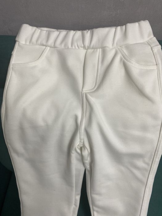 Продам утепленные белые брюки