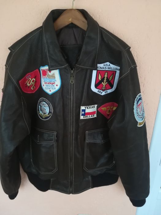 Geaca piele bărbați Aviator Extra Fino Xl