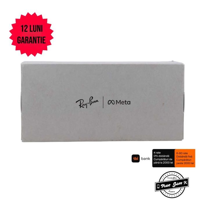 Meta Ray Ban Aviator Gen 3 Shiny Black RW4016 - GARANTIE 12 LUNI | TrueGSM