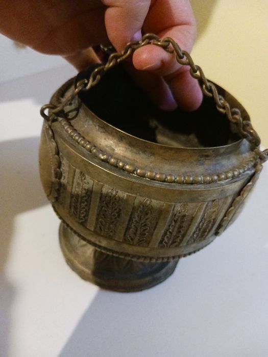 Ghiveci antic cupru/alamă