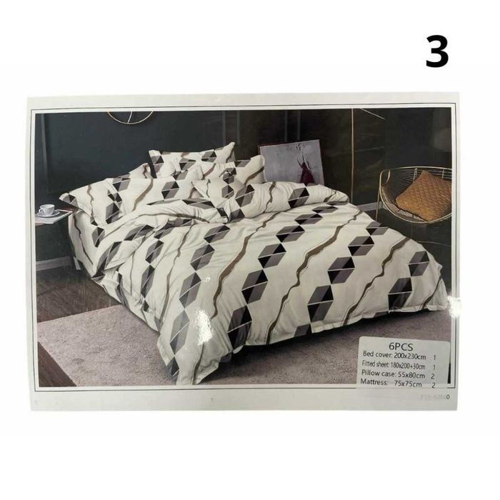 Луксозен спален комплект от 6 части