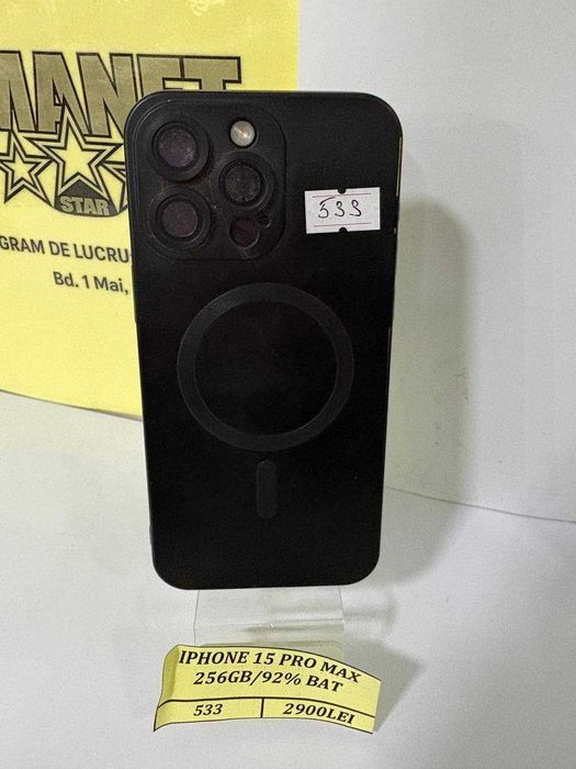 IPhone 15 pro max 256gb 92% bat (ctg)
