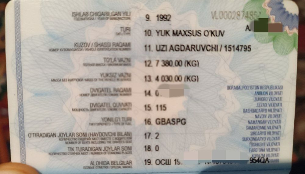 Gaz 53  somasval  1992-yil