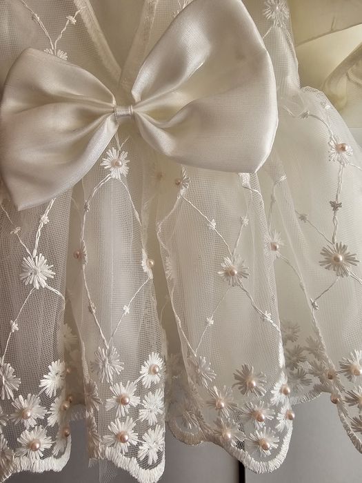 Бебешка рокля с перли