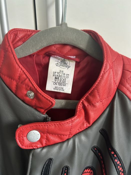 Geaca biker baieti Spiderman 116 pentru 5-6-7 ani