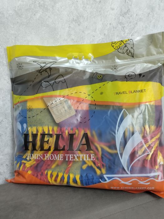 Плед SIMIN Иранский в клетку 150х200 см,