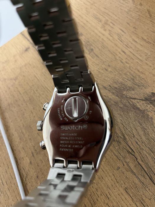 Swatch Chronograph Stainless steel като нов