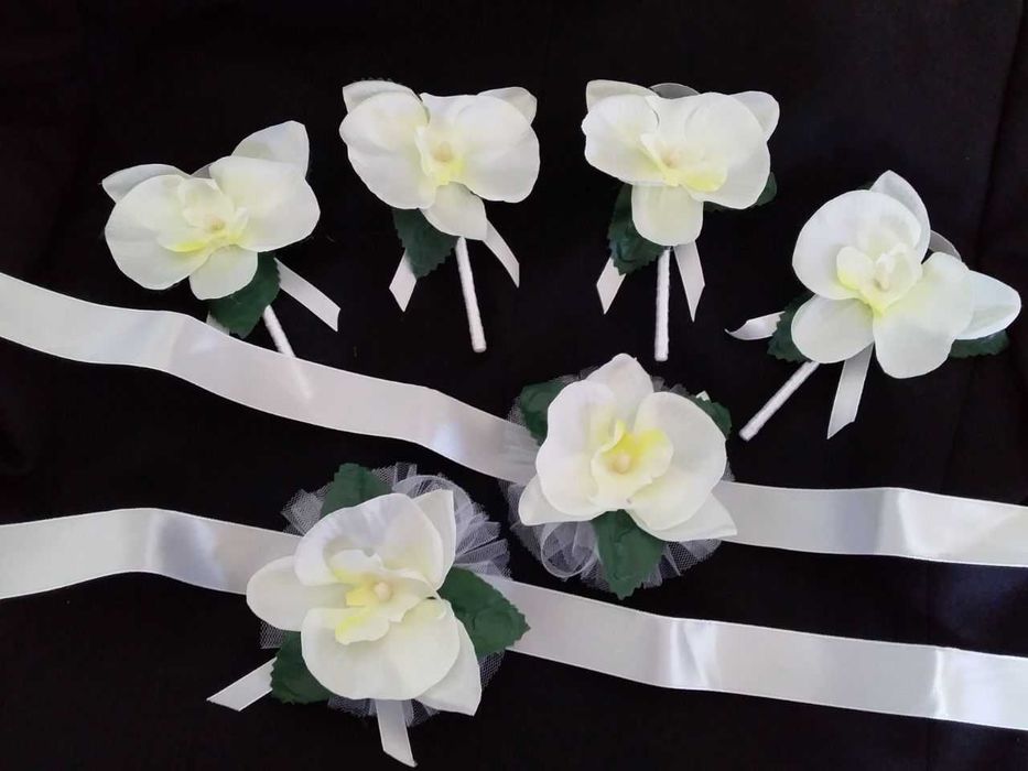 бутоньерка, букет невесты