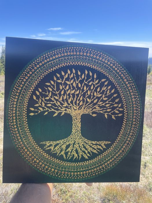Tablou handmade Mandala acrilic - Tree of Life