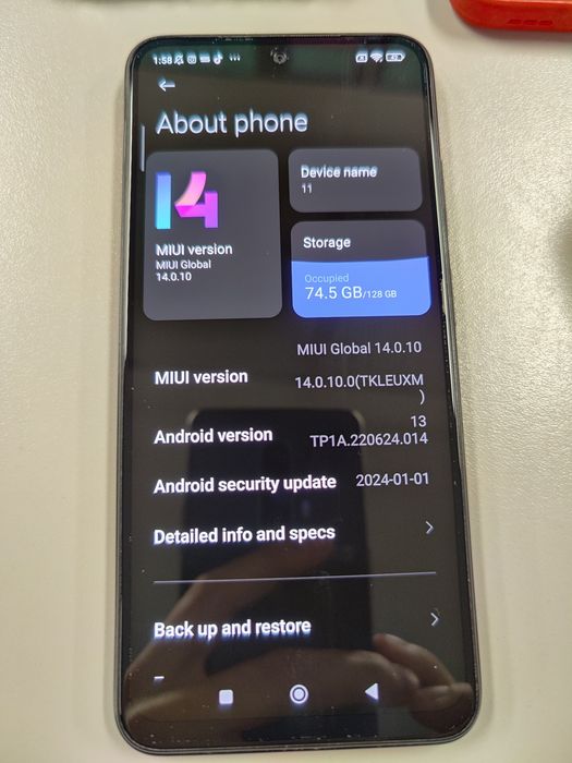 Redmi Note 10S Onyx Gray