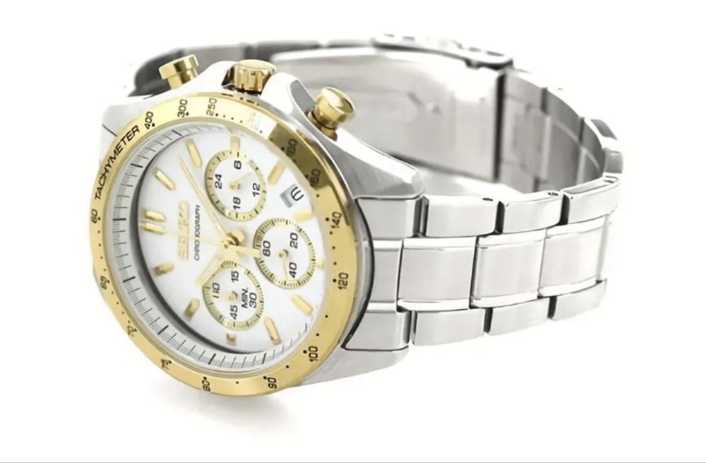 Чисто Нов Мьжки Часовник Seiko Spirit SBTRO24 Chronograph