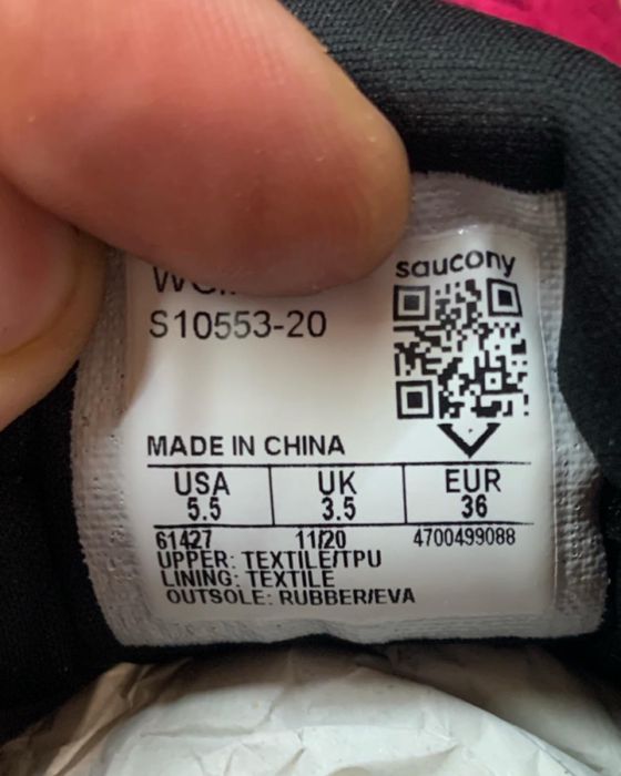 Saucony номер 36