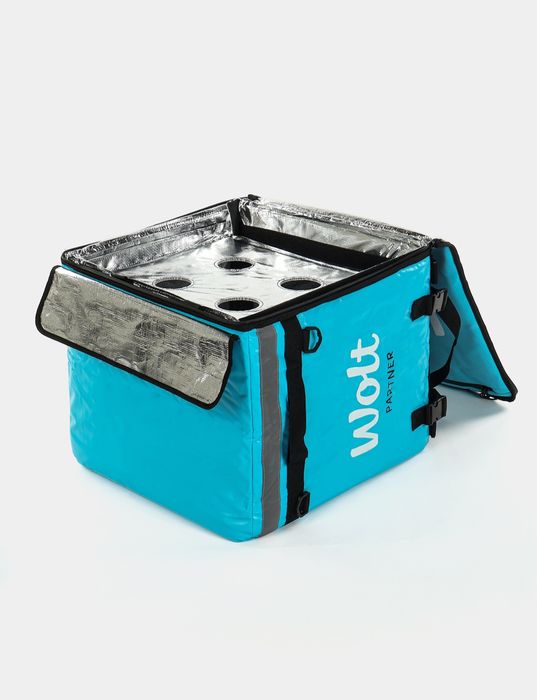 Набор термо-сумок для доставки на мопеде