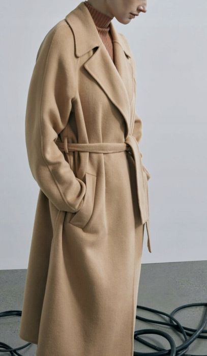Palton lana Hande made Zara Limited