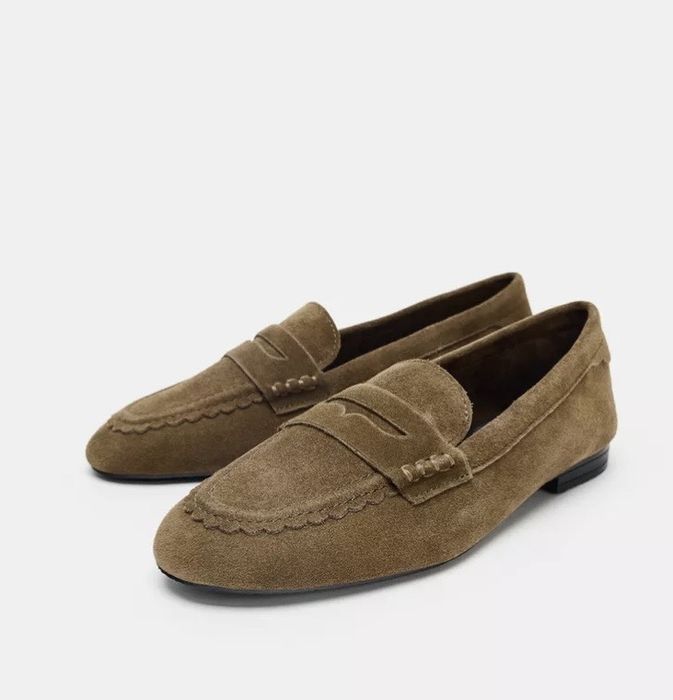 Mocasini Zara din piele