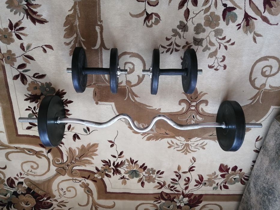 штанги гантели блины