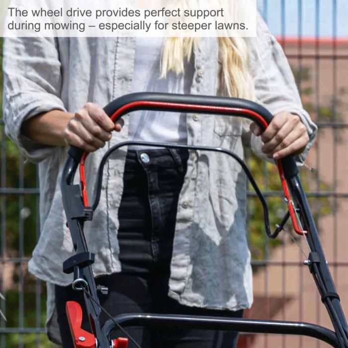 Нова Самоходна Бензинова косачка за трева  3.5 к.с. Scheppach MS161-46