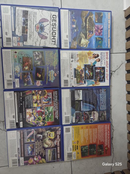 Lot 8 Jocuri PlayStation 2 (PS2) - SpongeBob, Disney, Bakugan