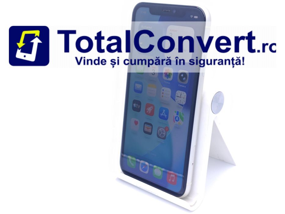 Apple iPhone 11 128GB White 4GB Single SIM, Garantie 24 luni | #D91355