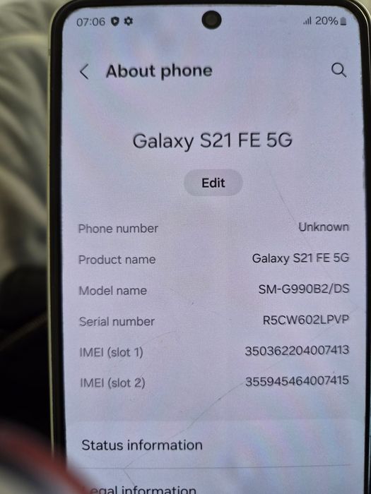 Самсунг S21 fe, 128 gb
